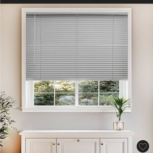 35" x60" Chicology Light Filtering Vinyl
Mini Blind Gray